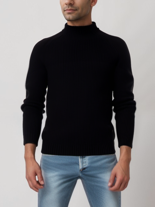 Recycled Slouch Turtleneck | Vegan Knitwear