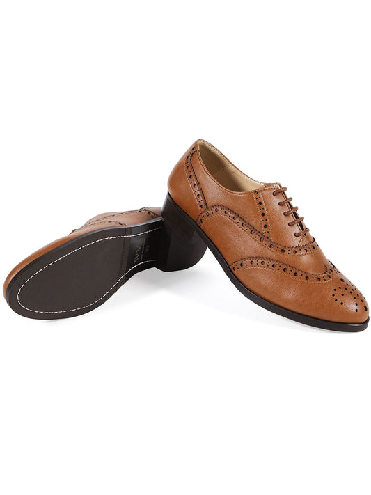 Wide Fit Oxford Brogues | Vegan Shoes