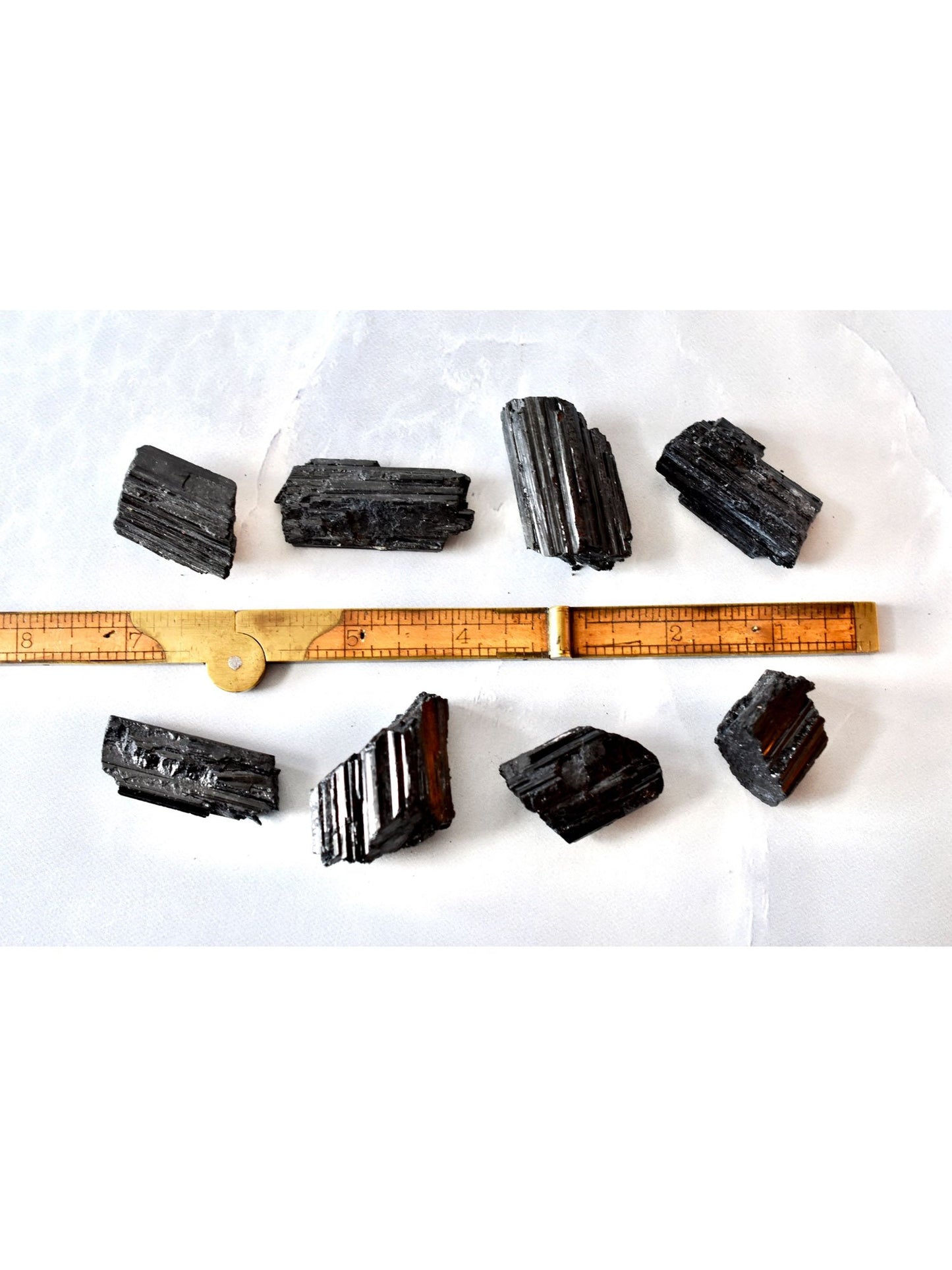 Pierres de tourmaline noire d’apothicaire à cœur ouvert, cristaux de protection bruts, Feng Shui