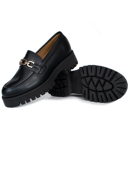 Loafers met trackzool 