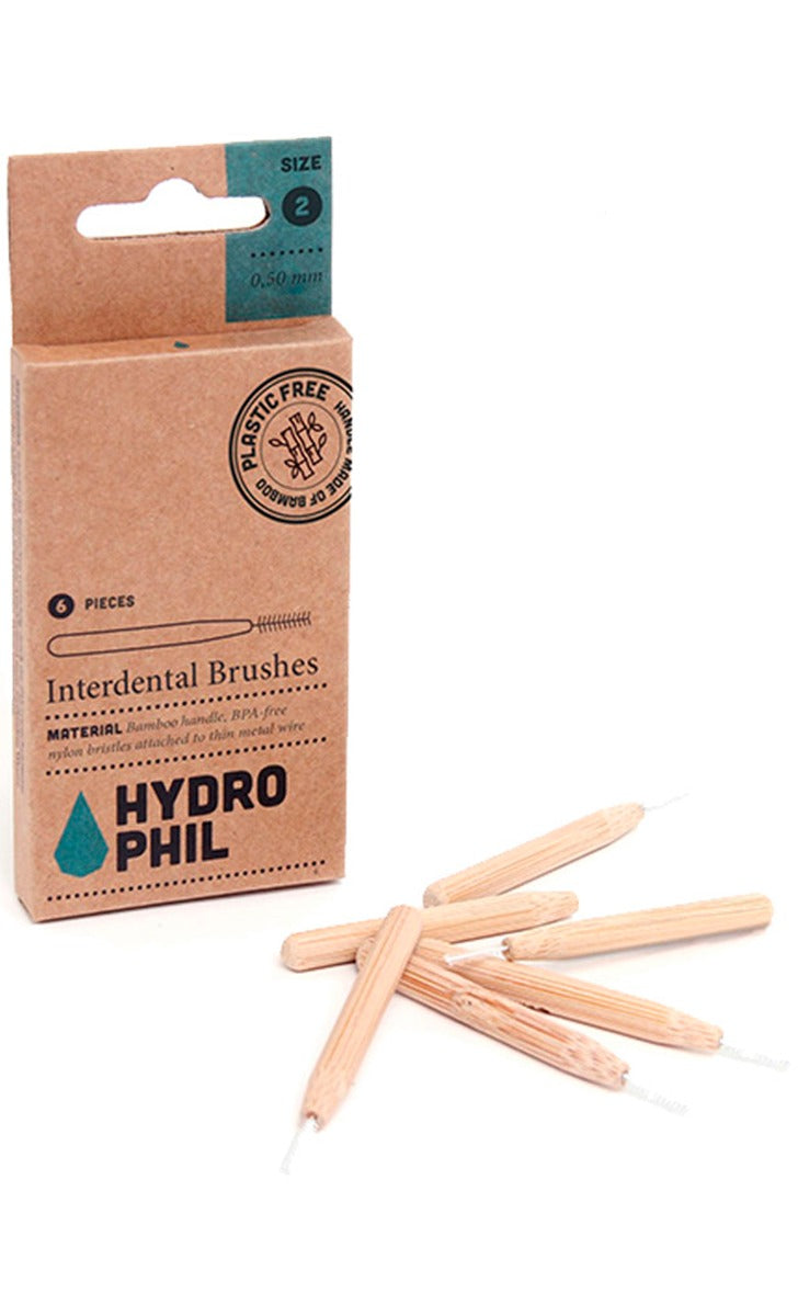 Hydrophil Interdental Sticks 6 Pack Size 2 0.50MM | Will's Vegan Store